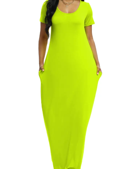 DRESS NEON Yellow