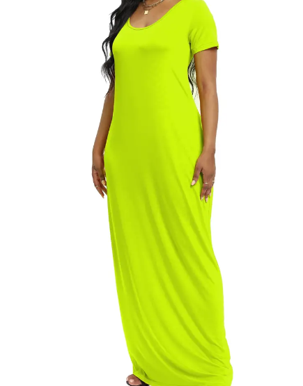 DRESS NEON Yellow