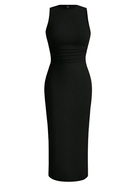 DRESS Black Sleeveless