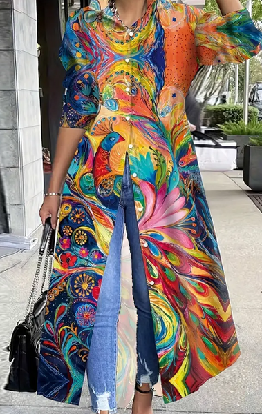 BOHEMIAN Shirt Maxi
