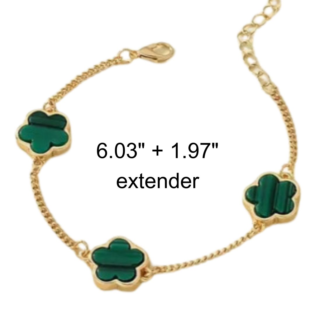 GREEN CLOVER Bracelet