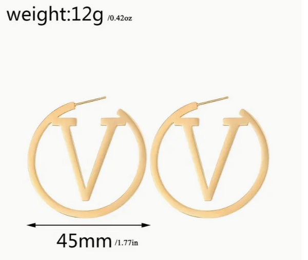 FANCY 'V' HOOPS