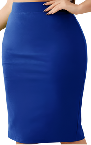 PENCIL SKIRT COBALT BLUE