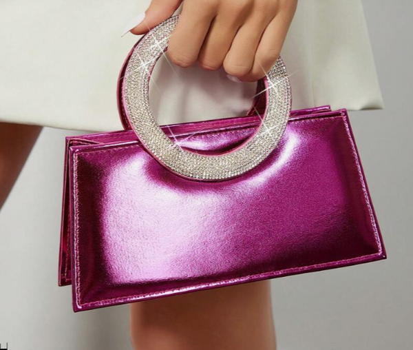 ELEGANT PURPLE HANDBAG