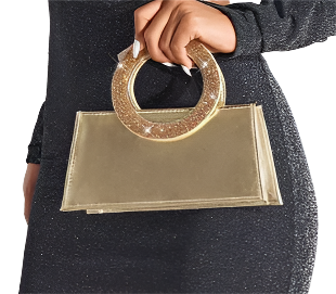 ELEGANT GOLD HANDBAG